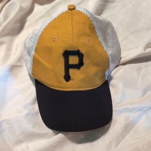Yellow and Black Baseball Cap with Mesh Back